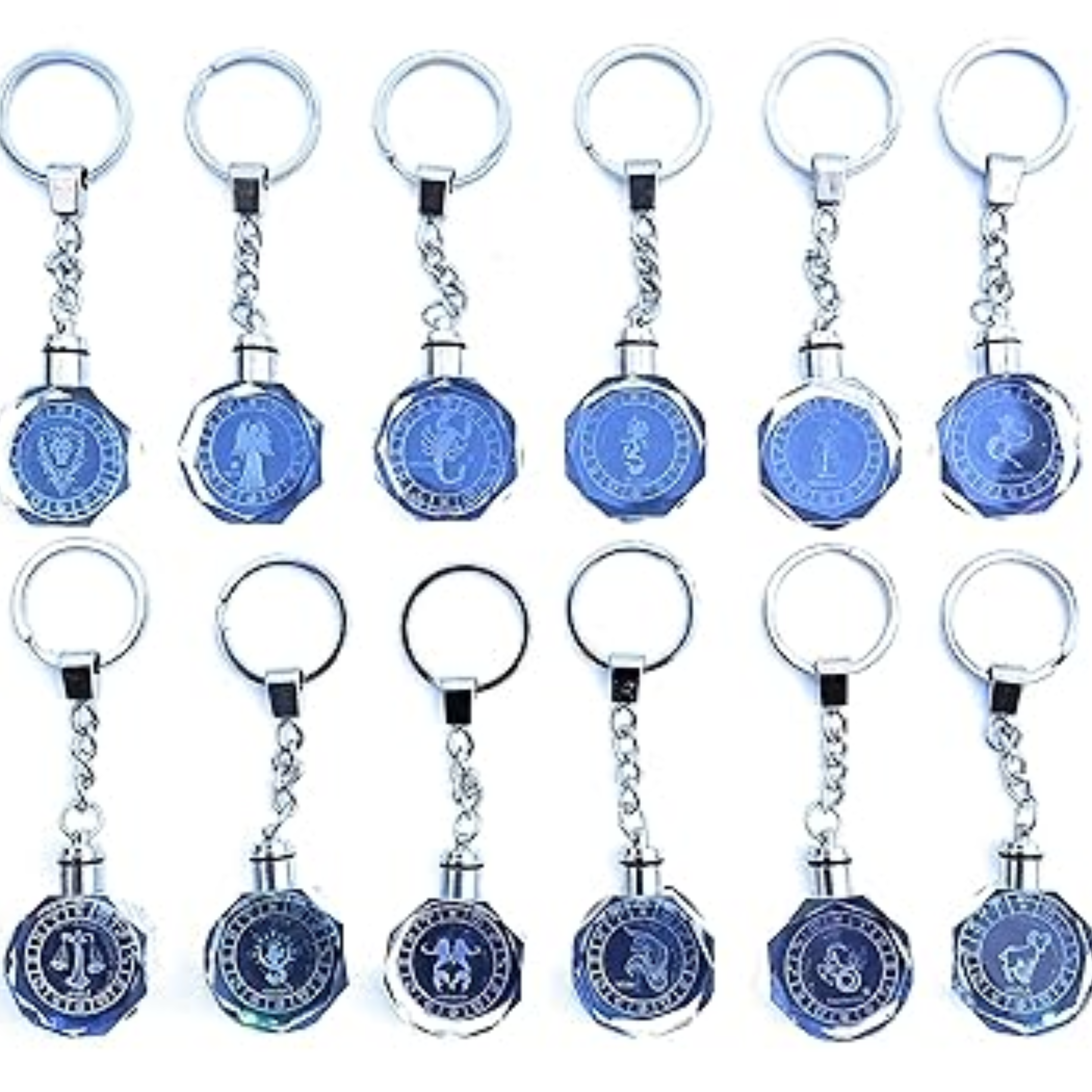 Crystal Zodiac Keychain